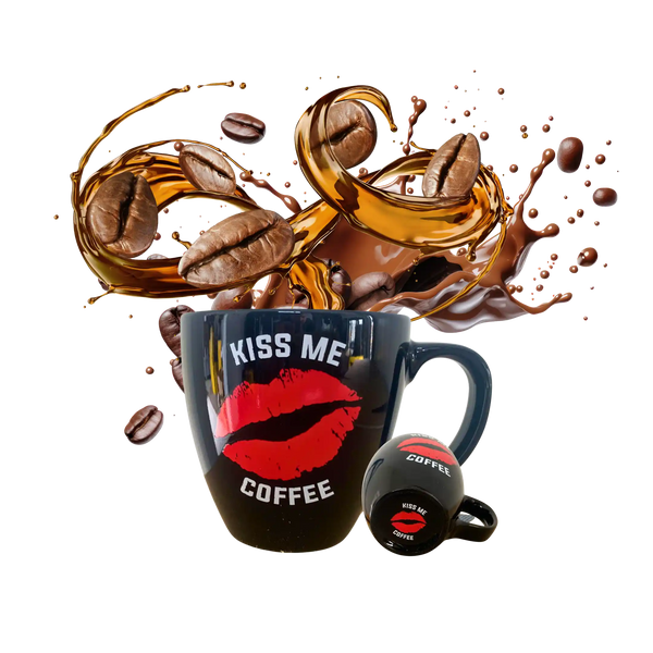 Kiss Me Coffee Tasse