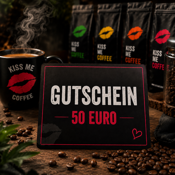 Kaffee Geschenkgutschein für Gamer | Kiss Me Coffee