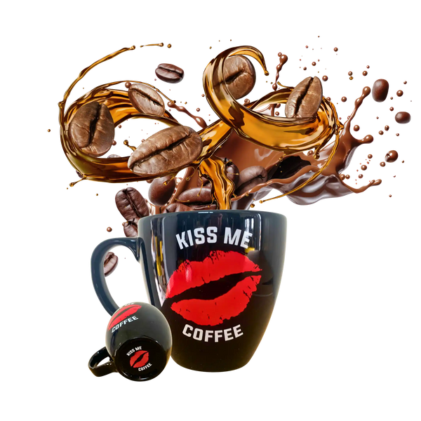 Kiss Me Coffee Tasse
